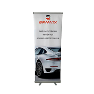Brawix Floor Banner White Porshe